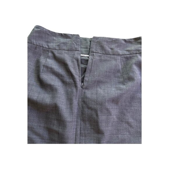 Banana Republic Womens Skirt Gray Size 6 Stretch Pencil Back Slit - Picture 10 of 12